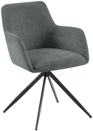 Clp Silla De Comedor Olema En Tela Gris