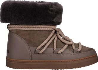 INUIKII Classic High - Dames - Winterlaarzen - Bruin - 36 EU - Wol - Schoenen
