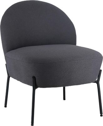 Happy Garden Sillón en tejido bouclette gris