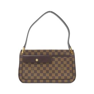 Louis Vuitton Pre-owned Shoulder Bags, female, Brown, Size: ONE SIZE Pre-owned Damier Obagne Coated Canvas Shoulder Bag