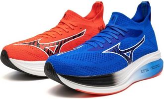 Mizuno Mens Neo Zen Oni Hayai Running Shoe In Baseball Blue/black