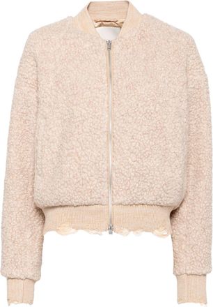 JNBY Giacca con orlo a taglio a vivo - Marrone