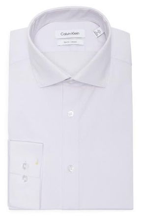 Calvin Klein Slim Fit Stretch Dress Shirt in Soft Pink at Nordstrom Rack, Size 15.5 - 32/33