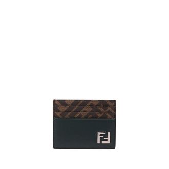 Fendi FF Squared Card Holder - male - Fendi - Wallets & Cardholders - Multicolor - ONE SIZE - Accessories