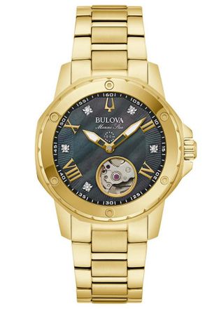 Bulova Marine Star WoMens Gold Watch 97P171 material_Stainless_Steel - One Size