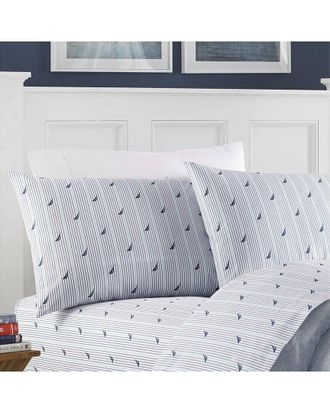 Nautica Discontinued Nautica Audley 4Pc Blue Sheet Set