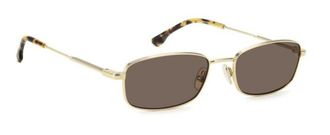 Victoria Beckham VB1001S Metal Rectangle Sunglasses - Gold