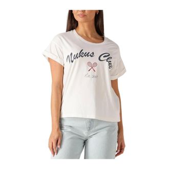 Nukus Nukus, Tops, Dames, Wit, XS, Katoen, Pippa Shirt
