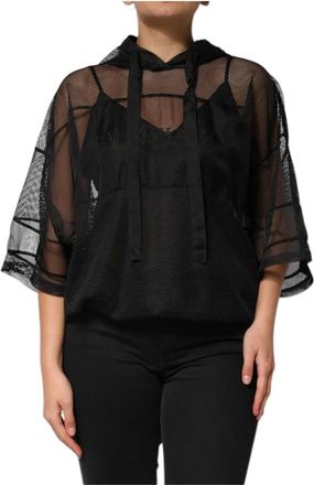 Dolce & Gabbana Dames, Blouses & Shirts, Zwart, Maat: XS Zijde