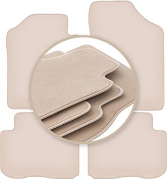 OEM Alfombrillas Beige Premium Para Kia Carens Iii Monovolumen 2006-2010