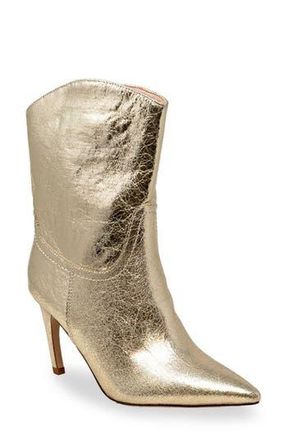 Chase + Chloe by Intouch Footwear Slouch Bootie in Gold Metallic at Nordstrom Rack, Size 5.5