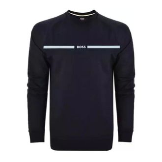 HUGO BOSS Hombre, Sudaderas, Azul, Talla: L