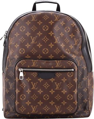 Louis Vuitton Josh Backpack Macassar Monogram (Authentic Pre-Loved)