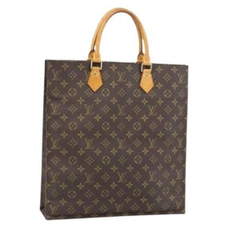 Louis Vuitton Pre-owned Tote Bags, female, Brown, Size: ONE SIZE Pre-owned Sac Plat Tote Bag