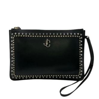 Jimmy Choo London Pre-owned Clutches, male, Black, Size: ONE SIZE Pre-owned Clutch bag