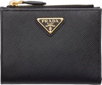 Prada (WMNS) PRADA FW25 Small Saffiano Leather Wallet Black 1ML050-QHH-F0002