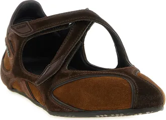 The Attico Floor 01 Ballet Flat - Brown