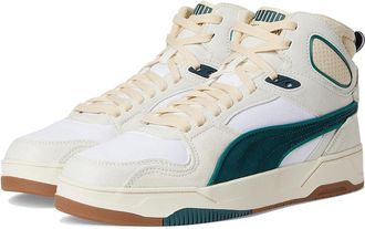 Puma Rbd Break Mid Shoes Mens Shoes Vapor Gray/Green Terrain/White : 11.5 D - Medium, Suede/Textile