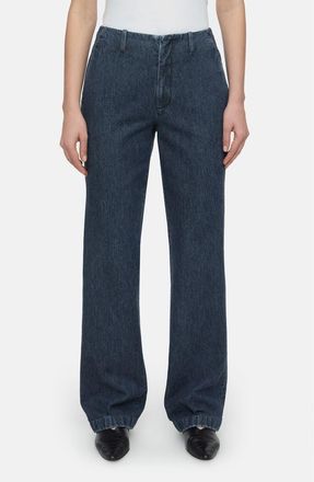 Closed Sasia High Waist Straight Leg Jeans in Dark Blue at Nordstrom Rack, Size 27