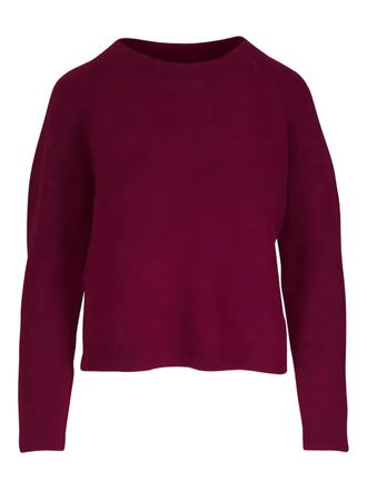 Vince crew-neck sweater - women - Alpaca/Nylon/Spandex/Elastane - M - Red