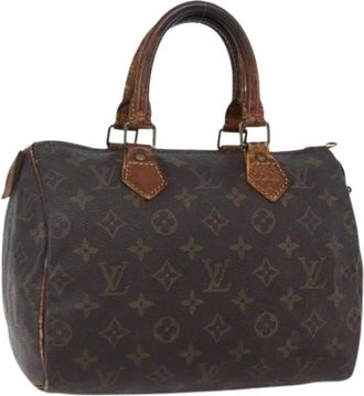 Louis Vuitton Pre-owned Handbags, female, Brown, Size: ONE SIZE Pre-owned Vintage Canvas Handbag