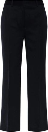 Acne Studios Tailored Wool Stripe Broeken - Dames - Straight fit broeken - Blauw - M - Wol - Broeken