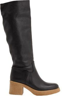 8 by YOOX GRAIN LEATHER BOOTS