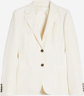 Max Mara Fitted Cotton Blazer