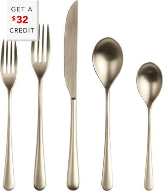 Mepra 5Pc Neve Ice Flatware Set With $32 Credit