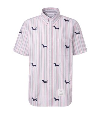 Thom Browne Pink Straight Stripes Shirts