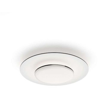 Philips Iluminaci&oacute;n - Luminaria Led De Techo, Di&aacute;metro 40 Cm, 4000 K, 30 W, Regulable, Blanco/negro 929003316001
