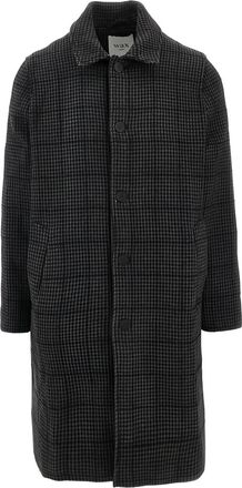 Wax London Cappotto Stan a quadri - Grigio