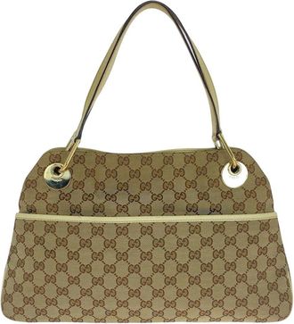 Gucci Beige Gg Canvas Tote (Authentic Pre-Loved)