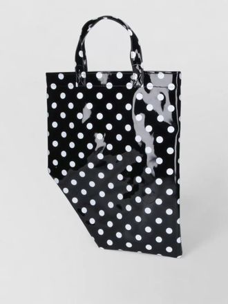 Comme Des Gar&ccedil;ons synthetic leather shopper bag