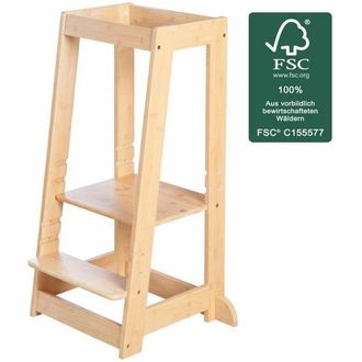 Roba Torre De Aprendizaje Montessori Natural De Bamb&uacute; Fsc