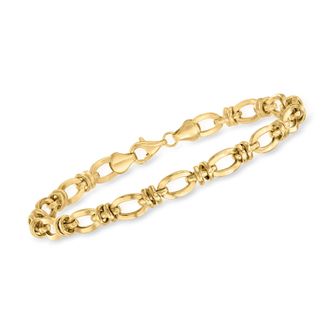 Canaria Canaria 10kt Yellow Gold Oval-Link Bracelet
