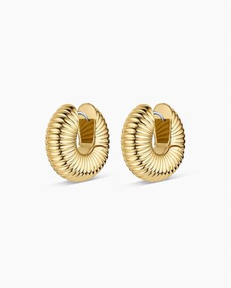 Gorjana Womens Cress Huggies In Gold
