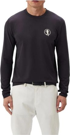 Dirk Bikkembergs Maglia - Heren - Longsleeves - Zwart - S - Tops