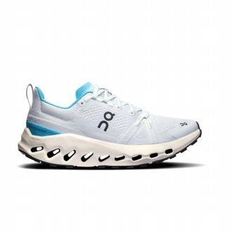 On Running Womens Cloudsurfer Running Shoes In Arcitic/ivory