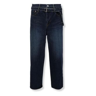 sacai Straight Jeans, male, Blue, Size: XL Straight Jeans