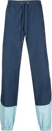 Arte panelled-design track pants - men - Nylon - S - Blue
