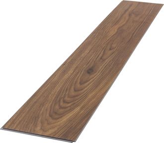 ML Design Ml-design - Suelo De Vinilo Pvc Instalaci&oacute;n Mediante Sistema De Click 7 Lamas Vin&iacute;licas De Aspecto Madera Marr&oacute;n 122 X 18 Cm Grosor 4,2 Mm, 1,54m&sup2; Ant