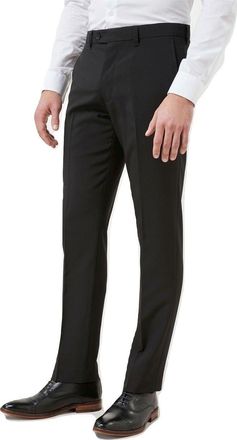 Classic Collection Mens Office Trousers, Black (black 1), 36W x 31L