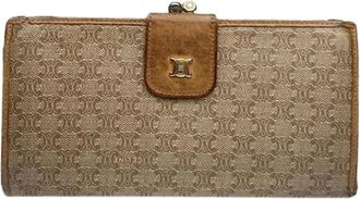 Celine Pre-owned Wallets, female, Beige, Size: ONE SIZE Pre-owned Leather Wallet
