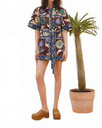 Alemais Jasper Mini Dress In Chocolate