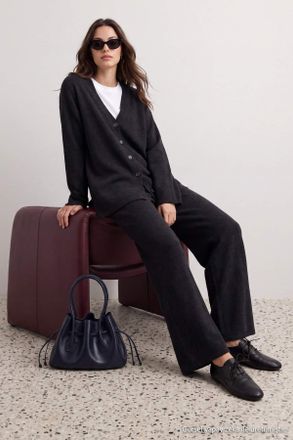 Trendyol Modest Dames Zwart Effen Lang, Regular fit Modest Tweedelig Set