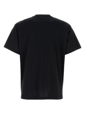 Burberry Mens Black Cotton T-Shirt