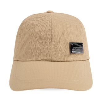 Emporio Armani Accessoires, Heren, Beige, ONE Size, Cap met Klep