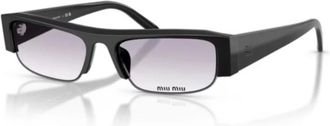 Miu Miu unisex, Accessoires, Zwart, Maat: 51 MM Polyamide