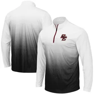 Colosseum Mens Colosseum Gray Boston College Eagles Magic Team Logo Quarter-Zip Jacket at Nordstrom, Size X-Large